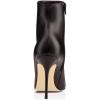 imageFSJ Women Fashion High Heel Ankle Boots with Rivets Closed Pointed Toe Stilettos Zipper Unique Style Shoes Size 415 M USBlack Matte