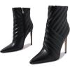 imageFSJ Women Fashion High Heel Ankle Boots with Rivets Closed Pointed Toe Stilettos Zipper Unique Style Shoes Size 415 M USBlackball