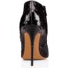 imageFSJ Women Fashion High Heel Ankle Boots with Rivets Closed Pointed Toe Stilettos Zipper Unique Style Shoes Size 415 M USBlackround Toe