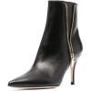 imageFSJ Women Fashion Printing Stiletto Ankle Boots Two Sides Zipup Pointed Toe High Heel Chelsea Booties Party Dress Office Lady Shoes Size 415 M USAter