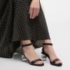 imageFSJ Women Crystal Low Block Chunky Heels Open Toe Ankle Strap Sandals Comfortable Wedding Party Prom Dress Summer Pump Shoes Size 416 USBlack