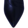 imageFSJ Women Sparkly Crystal Block High Heel Pointed Toe Ankle Boot Side Zipper Wedding Party Banquet Dress Shoes Size 415 USBlue