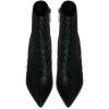 imageFSJ Women Sparkly Crystal Block High Heel Pointed Toe Ankle Boot Side Zipper Wedding Party Banquet Dress Shoes Size 415 USGreen