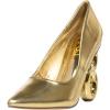 imageFSJ Women Novelty Closed Pointed Toe Slip On Pumps Gorgeous Metal Chain High Heel Party Wedding Dating Shoes Size 416 USGold