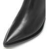 imageFSJ Women Casual Thigh High Tall Boots Over The Knee Booties Pointed Closed Toe Chunky Low Heel Leather Party Club Ladies Fall Winter Shoes Size 415 USBlack