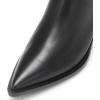 imageFSJ Women Casual Thigh High Tall Boots Over The Knee Booties Pointed Closed Toe Chunky Low Heel Leather Party Club Ladies Fall Winter Shoes Size 415 USBlue Black Green