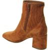 imageFSJ Women Classic Round Toe Mid Chunky Block Heel Chelsea Ankle Boots Fashion Winter Booties With Side Zipper Suede Formal Casual Dress Shoes Size 415 USCamel