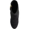 imageFSJ Women Closed Toe Ankle Boots Stacked Heel Faux Suede Side zipper Western Short Booties Casual Comfort Dress Shoes Size 415 USBlack