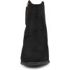 imageFSJ Women Closed Toe Ankle Boots Stacked Heel Faux Suede Side zipper Western Short Booties Casual Comfort Dress Shoes Size 415 USBlack