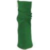 imageFSJ Women Elegant Slouch Ankle Boots Pointed Closed Toe Kitten Low Heels Stacked Short Booties Leather Side Zipper Ladies Office Party Prom Fall Winter Dress Shoes Size 415 USGreen Suede
