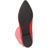 imageFSJ Women Fashion Over The Knee High Boots Pointed Toe Flat Comfortable Back Zipper Ladies Shoes for WinterRed