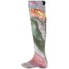 imageFSJ Women Fashion Over The Knee High Boots Pointed Toe Flat Comfortable Back Zipper Ladies Shoes for WinterRockprint