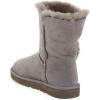 imageFSJ Women Winter Mid Calf Snow Boots Round Toe Flat Warm Fur Low Heel Comfy Shoes Size 415 USGrey