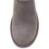 imageFSJ Women Winter Mid Calf Snow Boots Round Toe Flat Warm Fur Low Heel Comfy Shoes Size 415 USGrey