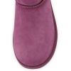 imageFSJ Women Winter Mid Calf Snow Boots Round Toe Flat Warm Fur Low Heel Comfy Shoes Size 415 USPlum