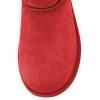 imageFSJ Women Winter Mid Calf Snow Boots Round Toe Flat Warm Fur Low Heel Comfy Shoes Size 415 USRed