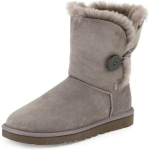 imageFSJ Women Winter Mid Calf Snow Boots Round Toe Flat Warm Fur Low Heel Comfy Shoes Size 415 USGrey