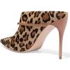 imageFSJ Women Animal Print Pointed Toe Sandals High Heels Mules Sexy Slide Pumps Dress Slip on Shoes Size 415 USBrown