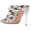 imageFSJ Women Animal Print Pointed Toe Sandals High Heels Mules Sexy Slide Pumps Dress Slip on Shoes Size 415 USWhite Snake