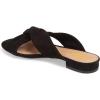 imageFSJ Women Casual Open Toe Sandals Low Heels Mules Slip On Comfortable Flats Cutout Shoes Size 415 USBlack