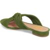 imageFSJ Women Casual Open Toe Sandals Low Heels Mules Slip On Comfortable Flats Cutout Shoes Size 415 USGreen