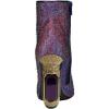 imageFSJ Women Chic Pointed Toe Crystal Chunky Block High Heel Ankle Boots Glossy Side Zipper Casual Daily Fashion Ladies Shoes Size 415 USPurple Special