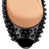 imageFSJ Women Classic Rivets Platform Heel Peep Toe Pumps High Stiletto Heel Slip On Studded Sexy Wedding Party Dance Shoes Size 416 USBlack