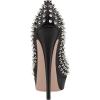 imageFSJ Women Classic Rivets Platform Heel Peep Toe Pumps High Stiletto Heel Slip On Studded Sexy Wedding Party Dance Shoes Size 416 USBlack Silverrivets