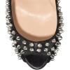 imageFSJ Women Classic Rivets Platform Heel Peep Toe Pumps High Stiletto Heel Slip On Studded Sexy Wedding Party Dance Shoes Size 416 USBlack Silverrivets