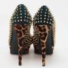 imageFSJ Women Classic Rivets Platform Heel Peep Toe Pumps High Stiletto Heel Slip On Studded Sexy Wedding Party Dance Shoes Size 416 USNavy Blue