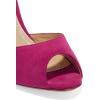 imageFSJ Women Comfort Low Kitten Heel Sandals Mules Peep Toe Slide Slip On Summer Dress Pump Shoes 415 M US10cm Fuchsia