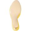 imageFSJ Women Comfort Low Kitten Heel Sandals Mules Peep Toe Slide Slip On Summer Dress Pump Shoes 415 M US6cm Yellow