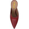 imageFSJ Women Dressy Thin High Heel Slide Sandals Pointed Toe Mules Slip on Loafers Stiletto Pumps Shoes Size 415 USRed