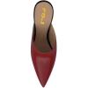 imageFSJ Women Dressy Thin High Heel Slide Sandals Pointed Toe Mules Slip on Loafers Stiletto Pumps Shoes Size 415 USRed Black