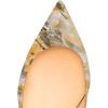 imageFSJ Women Gorgeous Mid High Kitten Heels Pumps with Pointed Toes Shoes for Dress Size 415 USLightyellow