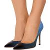 imageFSJ Women Sexy Leopard Printed Dress Shoes Pointy Toe High Heels Stilettos Pumps Shoe Size 415 USBlue2