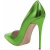 imageFSJ Women Sexy Leopard Printed Dress Shoes Pointy Toe High Heels Stilettos Pumps Shoe Size 415 USGreen Leather