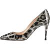 imageFSJ Women Sexy Leopard Printed Dress Shoes Pointy Toe High Heels Stilettos Pumps Shoe Size 415 USGrey8 Cm