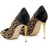 imageFSJ Women Sexy Leopard Printed Dress Shoes Pointy Toe High Heels Stilettos Pumps Shoe Size 415 USLeopard Snake
