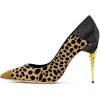 imageFSJ Women Sexy Leopard Printed Dress Shoes Pointy Toe High Heels Stilettos Pumps Shoe Size 415 USLeopard Snake