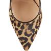 imageFSJ Women Sexy Leopard Printed Dress Shoes Pointy Toe High Heels Stilettos Pumps Shoe Size 415 USLeopard8 Cm Suede