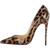 imageFSJ Women Sexy Leopard Printed Dress Shoes Pointy Toe High Heels Stilettos Pumps Shoe Size 415 USLeopardpatent