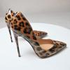 imageFSJ Women Sexy Leopard Printed Dress Shoes Pointy Toe High Heels Stilettos Pumps Shoe Size 415 USLeopardpatent