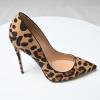 imageFSJ Women Sexy Leopard Printed Dress Shoes Pointy Toe High Heels Stilettos Pumps Shoe Size 415 USLeopardsuede
