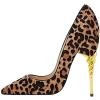 imageFSJ Women Sexy Leopard Printed Dress Shoes Pointy Toe High Heels Stilettos Pumps Shoe Size 415 USLeopardsuede 2