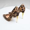 imageFSJ Women Sexy Leopard Printed Dress Shoes Pointy Toe High Heels Stilettos Pumps Shoe Size 415 USLeopardsuede 2