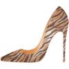 imageFSJ Women Sexy Leopard Printed Dress Shoes Pointy Toe High Heels Stilettos Pumps Shoe Size 415 USLines