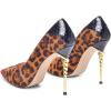 imageFSJ Women Sexy Leopard Printed Dress Shoes Pointy Toe High Heels Stilettos Pumps Shoe Size 415 USOrange Leopard Snake