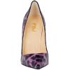 imageFSJ Women Sexy Leopard Printed Dress Shoes Pointy Toe High Heels Stilettos Pumps Shoe Size 415 USPurple