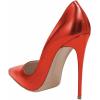 imageFSJ Women Sexy Leopard Printed Dress Shoes Pointy Toe High Heels Stilettos Pumps Shoe Size 415 USRed Leather